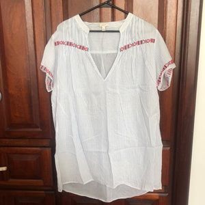 J. Crew Lightweight Tunic Beach Cover Up